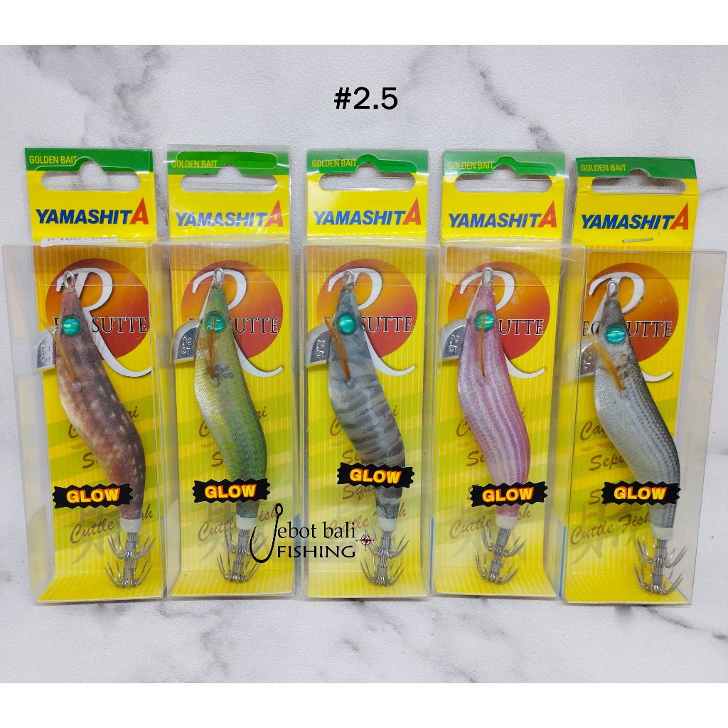 Egi Yamashita Sutte R 2.5 Natural Color - Eging - Umpan Pancing Cumi - Squid - Kapela