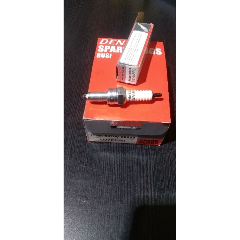 Busi Denso U27EPR9 U20EPR-9 / Busi Denso drat panjang / Busi Denso matic Honda beat Vario Vixion