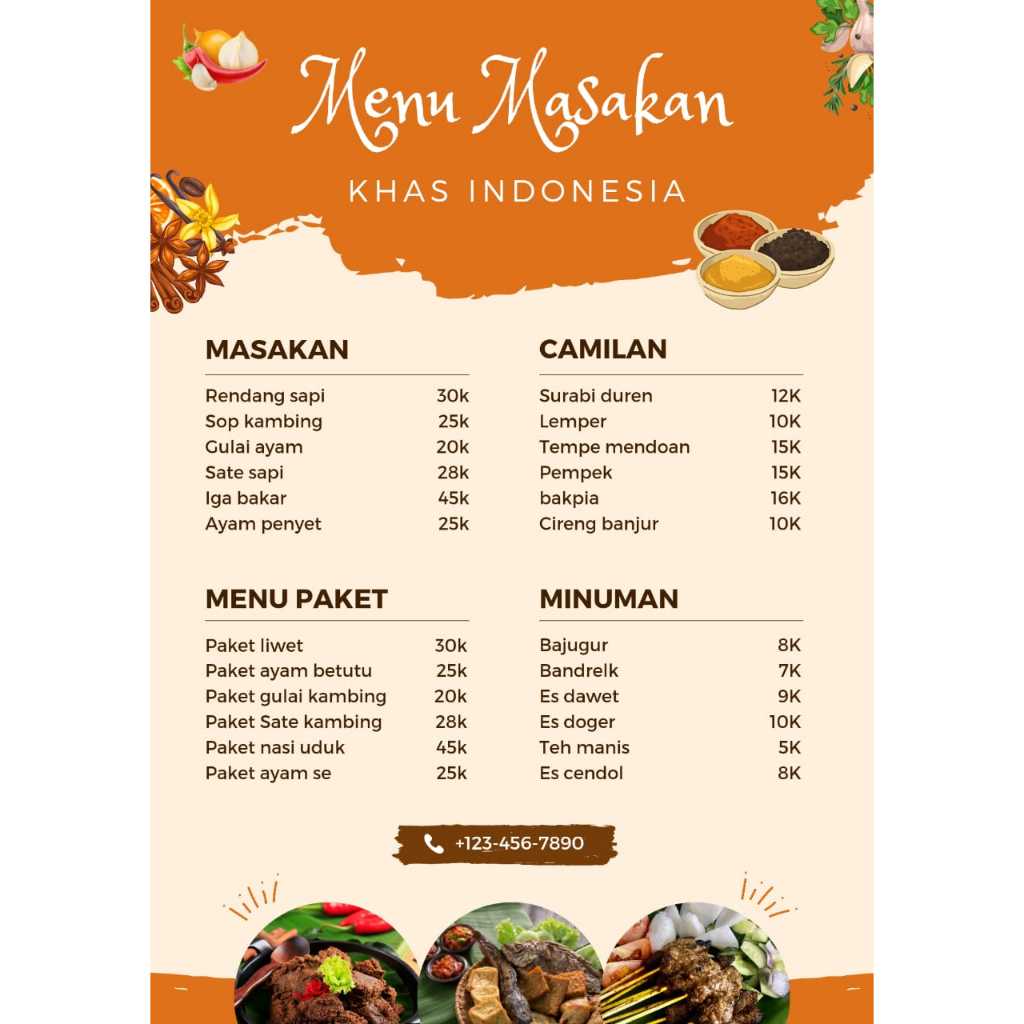 Daftar Menu|Daftar Menu Makanan|Daftar Menu Minuman