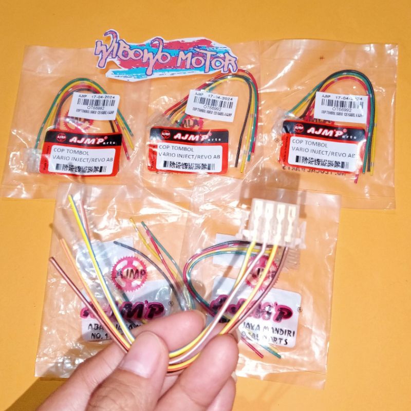 SOCKET SOKET SAKLAR KABEL LAMPU DIM ON OFF MOTOR 4 PIN UNTUK MOTOR BEAT Fi INJEKSI VARIO