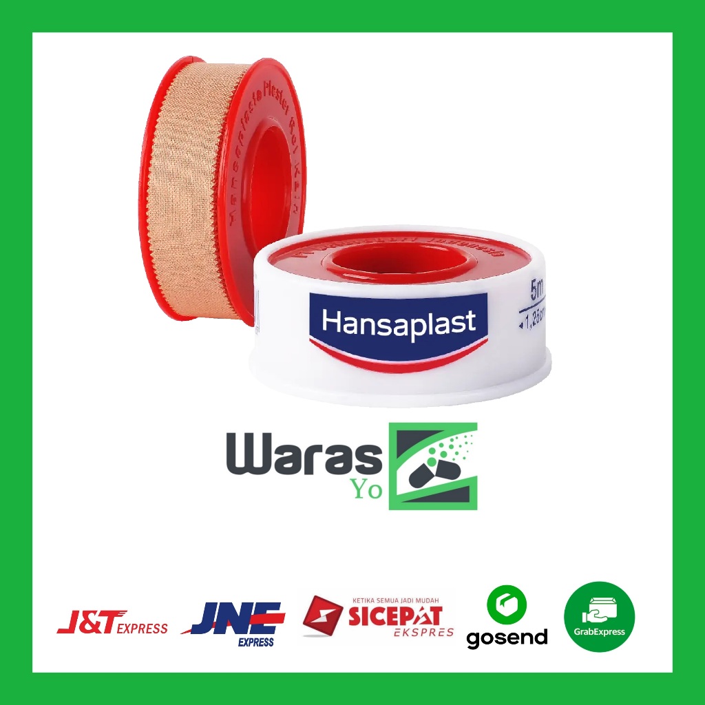 [WS] Hansaplast Kain Roll Plester Luka 1.25cm x 5m - ROLL BESAR