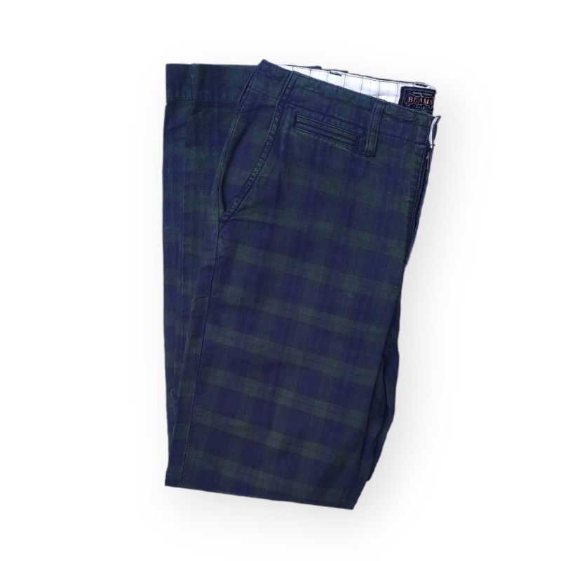 Beams Plus Tartan Check Cotton Pants