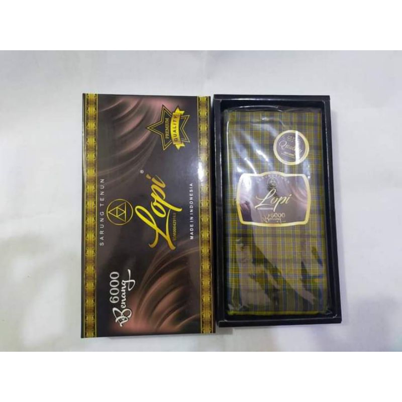 SARUNG LOPI BENANG 6000