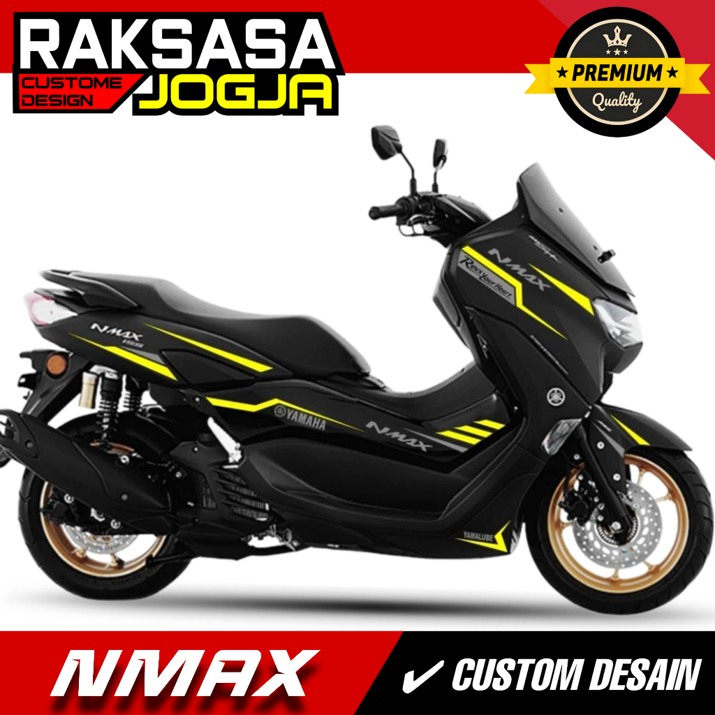 STRIPING NMAX NEW THAILAND TRANSPARAN BAHAN VINIL MAX DECAL 6