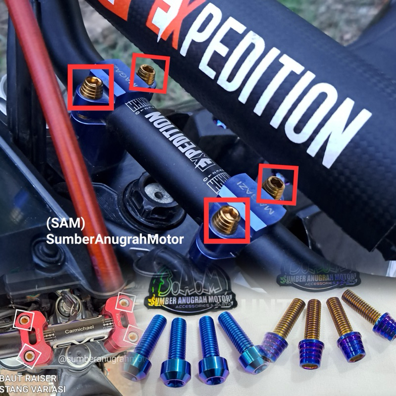 BAUT RAISER STANG VARIASI KTM / PROTAPER EVO / REALJUMP MGV HT | SUPERMOTO TRAIL WR CRF KLX DT WR155
