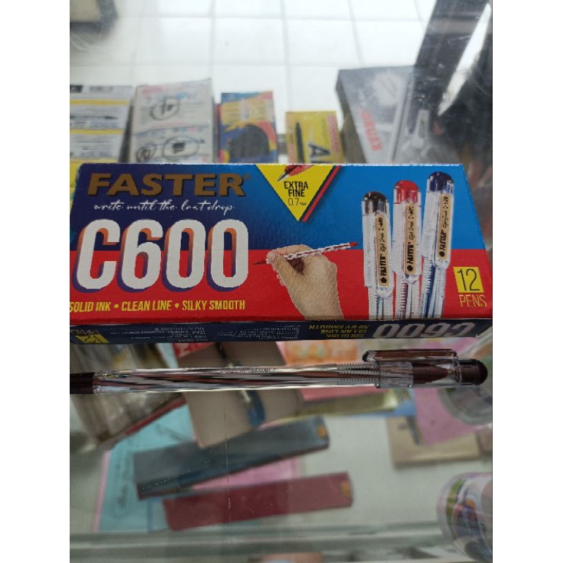 

pulpen faster C600 0.7 hitam
