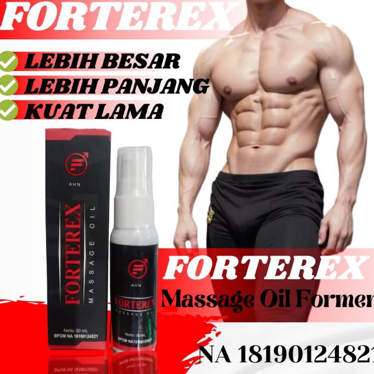 XC26619 FORTEREX MASSAGE OIL Penambah UK Jonny 1 original BPOM