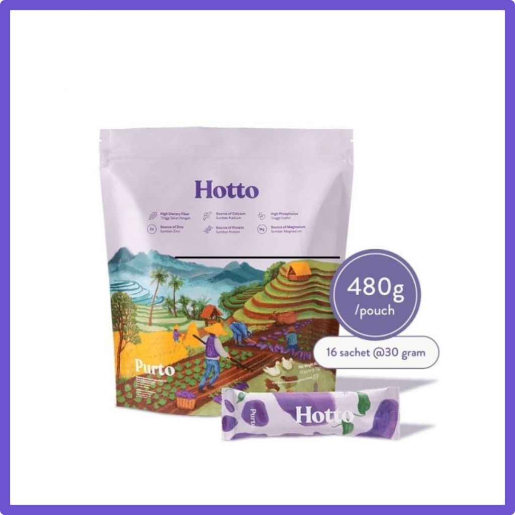 

Hotto Purto Multigrain with Purple Potato 1 Pouch - 16 Sachet Denpasar