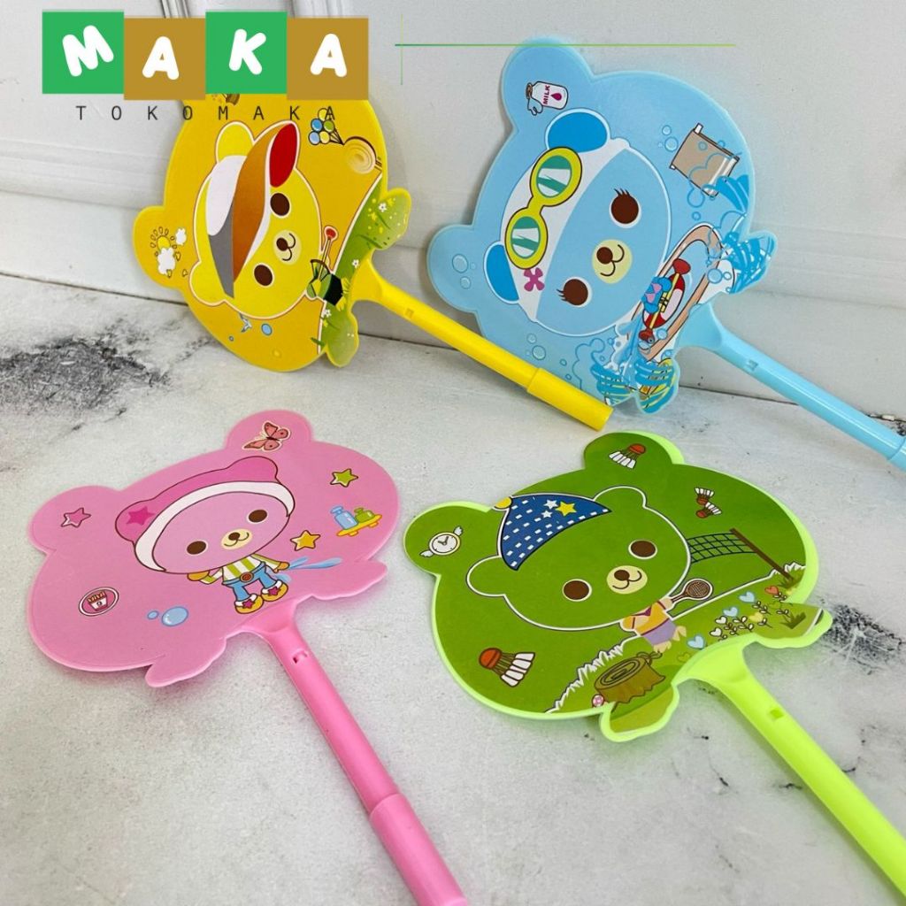 

PULPEN GEL KIPAS HAPPY BERUANG PGK-1236 pen kipas pena bolpen gel kipas perlengkapan aalt tulis kantor sekolah