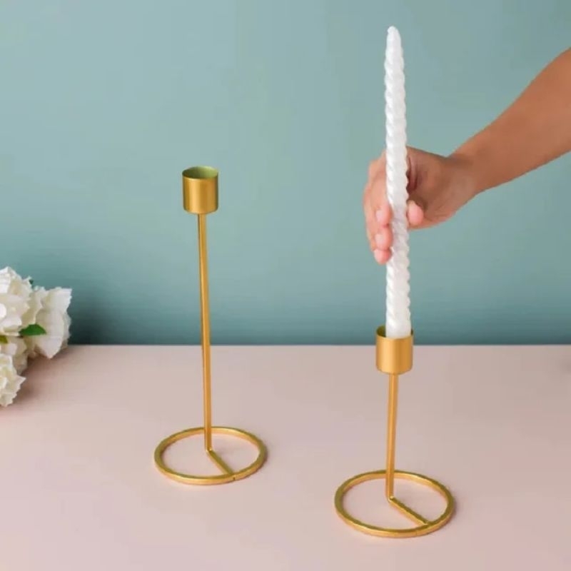 Tempat Lilin Vintage Tempat Lilin Meja Makan