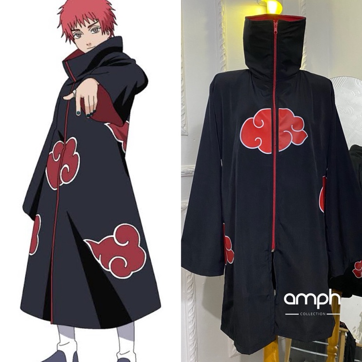 Belanja kuat Akatsuki  Naruto Shippuden  Jaket  Jaket Anime  Anime  Cosplay  Cosplay Anime  Costume 
