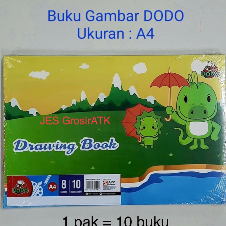 

Hadir Baru Buku Gambar DODO A4 1 pak 1 buku