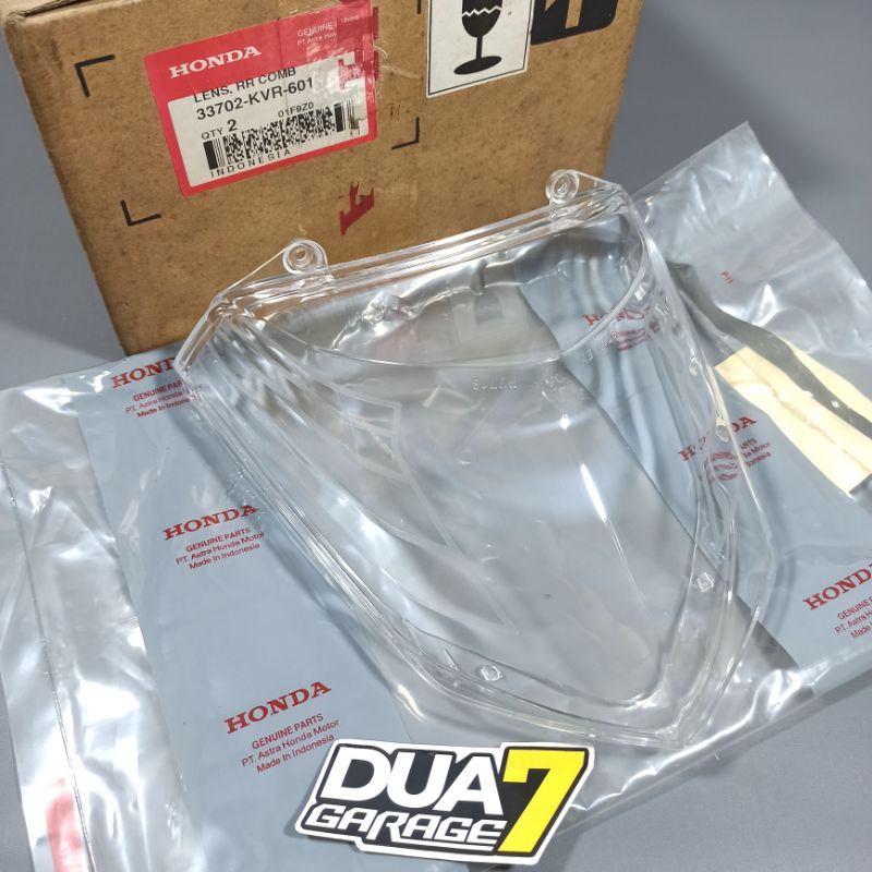 Mika kaca lampu belakang stoplamp stop Honda Revo lama old 2007 lancip bening 33702-KVR-601 Asli Ori