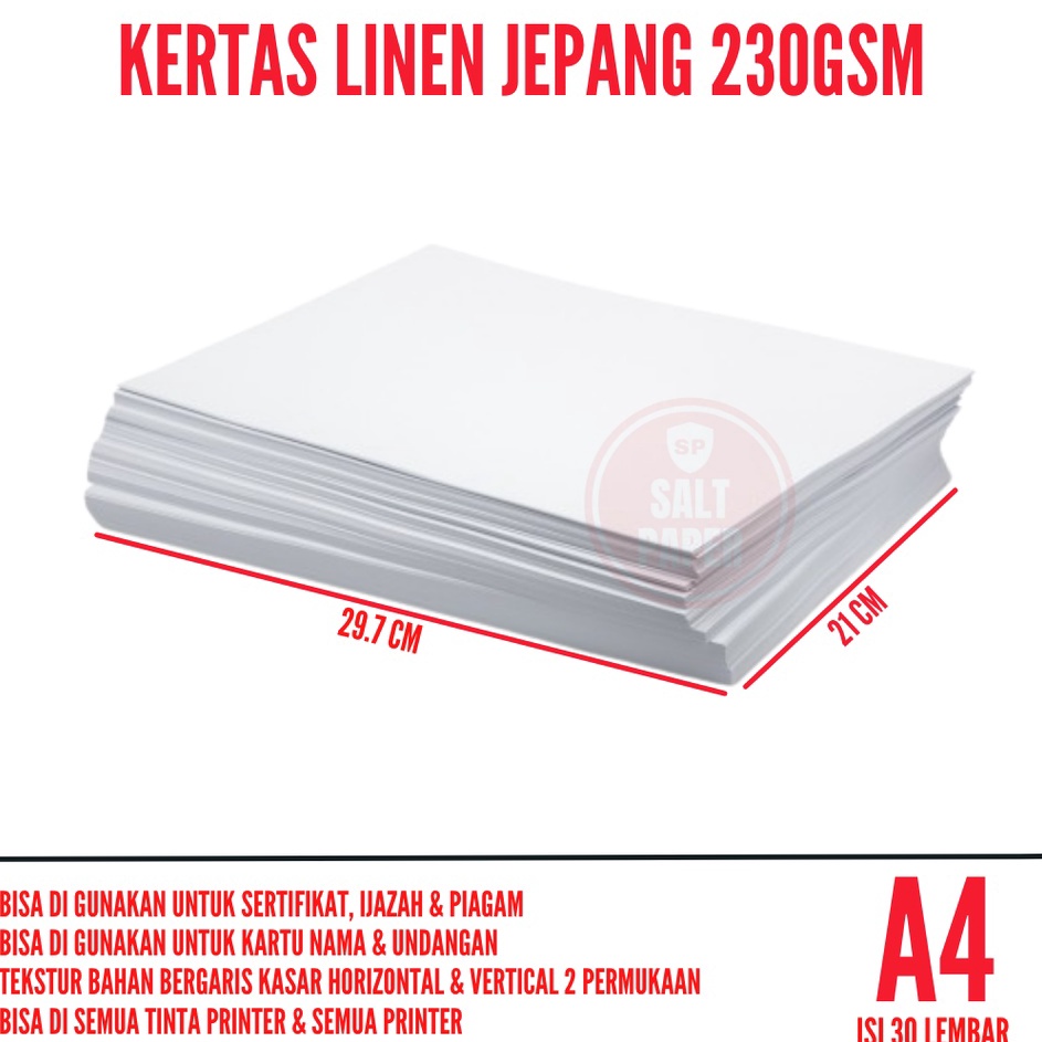

Serbu Untung Kertas Linen A4 isi 3 lembar Kertas Karton Linen A4