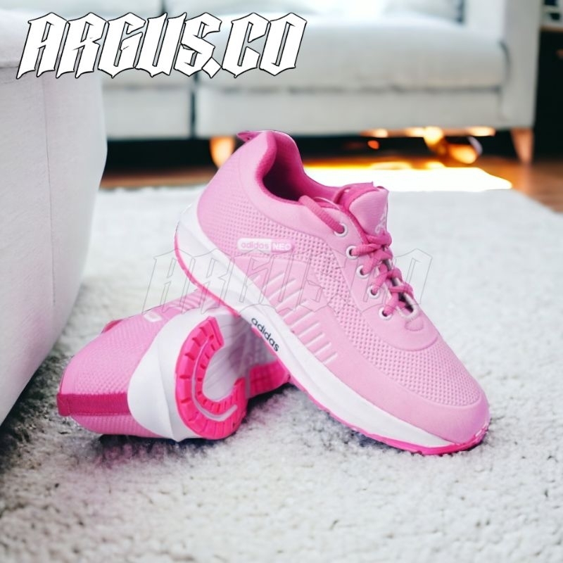 Sepatu Wanita Casual Premium Merah Muda Sepatu Olahraga Wanita Joging Senam Terbaru Kekinian