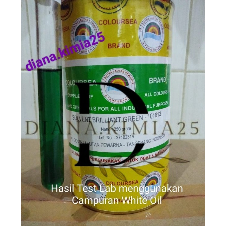 

Segera Order Pewarna Minyak Coloursea Bubuk Solvent Brilliant Green 11613