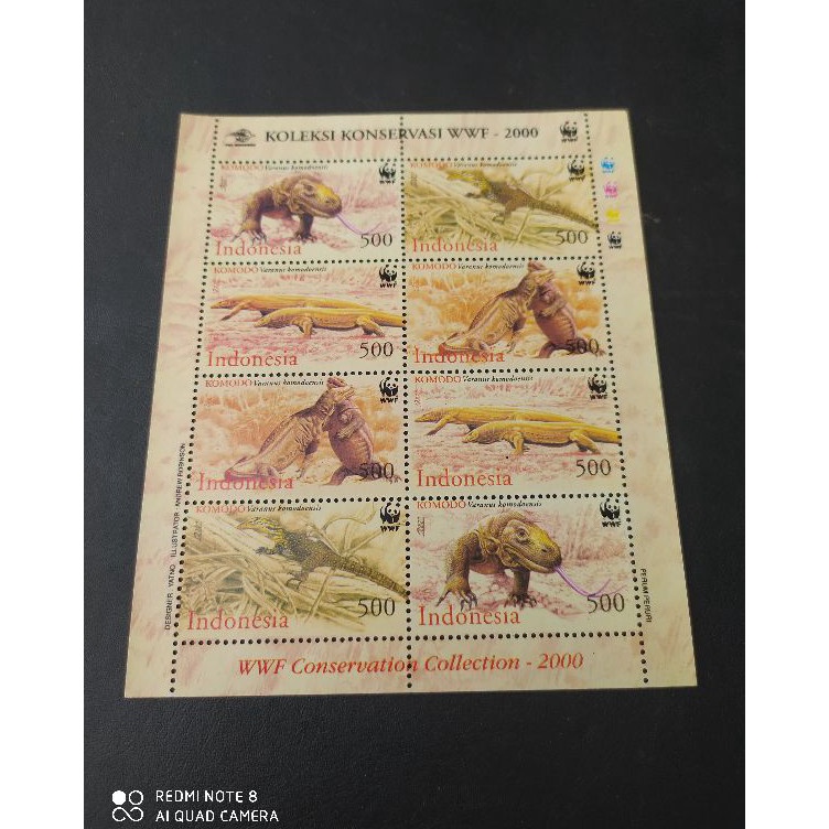 

Update Terkini BL3599 Souvenir Sheet Prangko Indonesia Seri Komodo Wwf 2 MNH Ready