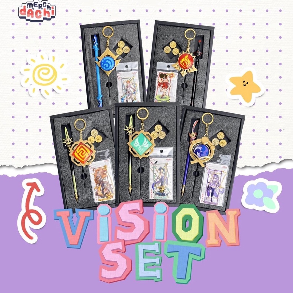 

Super Model Set Vision Pulpen Pembatas Buku Back to School