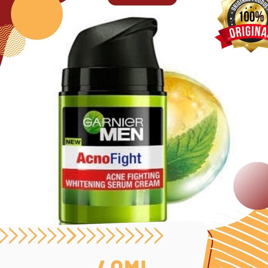 DISKON Garnier Men Acno Fight Acne Fighting Brightening Serum Cream 4 ml