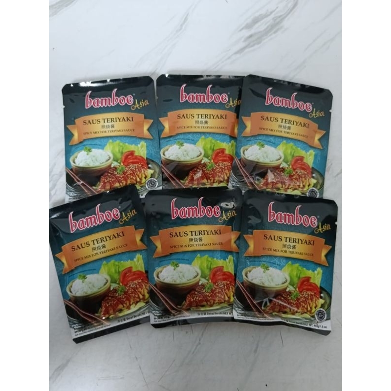 

BAMBOE BUMBU ASIA SAUS TERIYAKI INSTAN KEMASAN 48GR