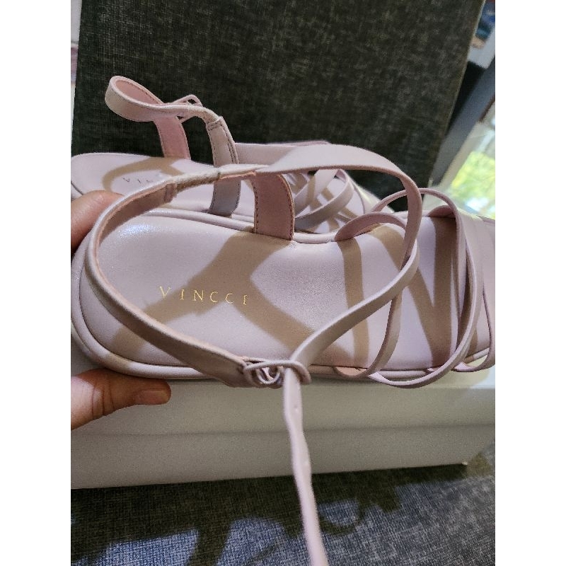 sepatu sandal tali wedges vincci