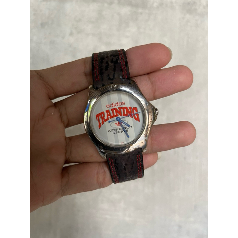 Vtg ADIDAS Training analog watch, jam adidas vintage, jam tangan adidas jadul, not nike triax