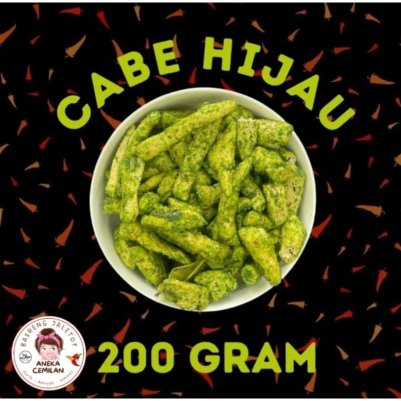 

Basreng Cabe Hijau Baso Goreng Cabe Hijau Jaletot Viral Murah (200 gram)