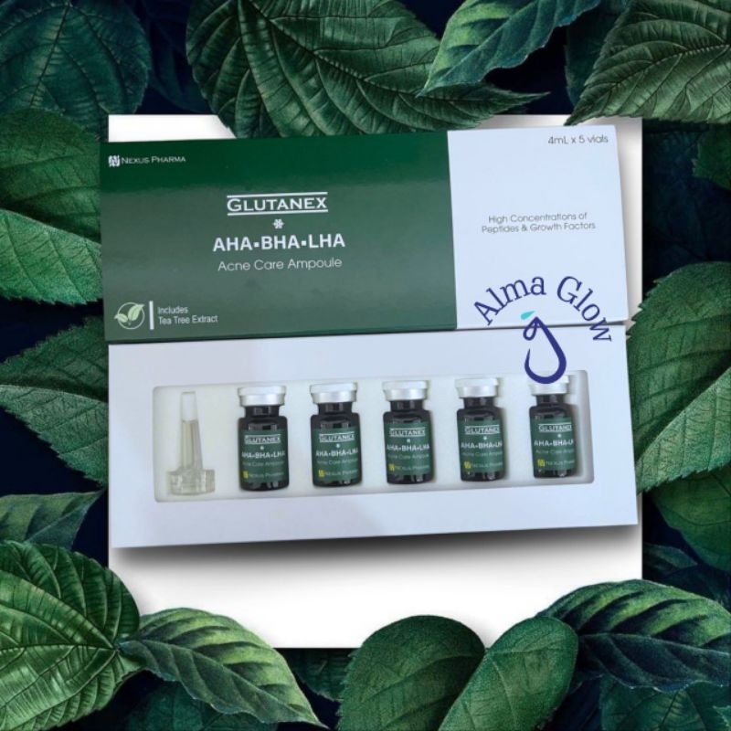 Accunex Ampoule | Glutanex AHA BHA LHA Obat Jerawat