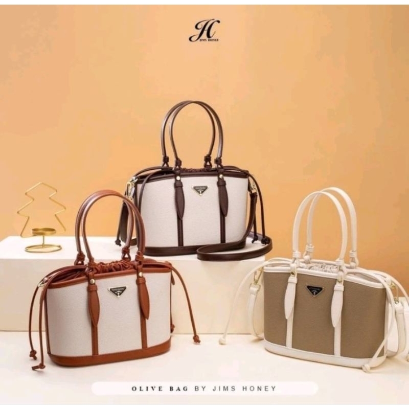 JIMS HONEY - OLIVE BAG - TAS SELEMPANG WANITA ORI 100%