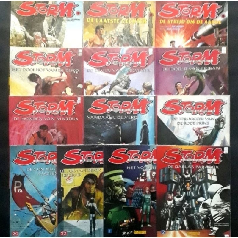 PAKET KOLEKSI 13 KOMIK STROM EN ROODHAAR (BAHASA BELANDA)/DICK MATENA/DON LAWRENCE/MARTIN LODEWIJK/J