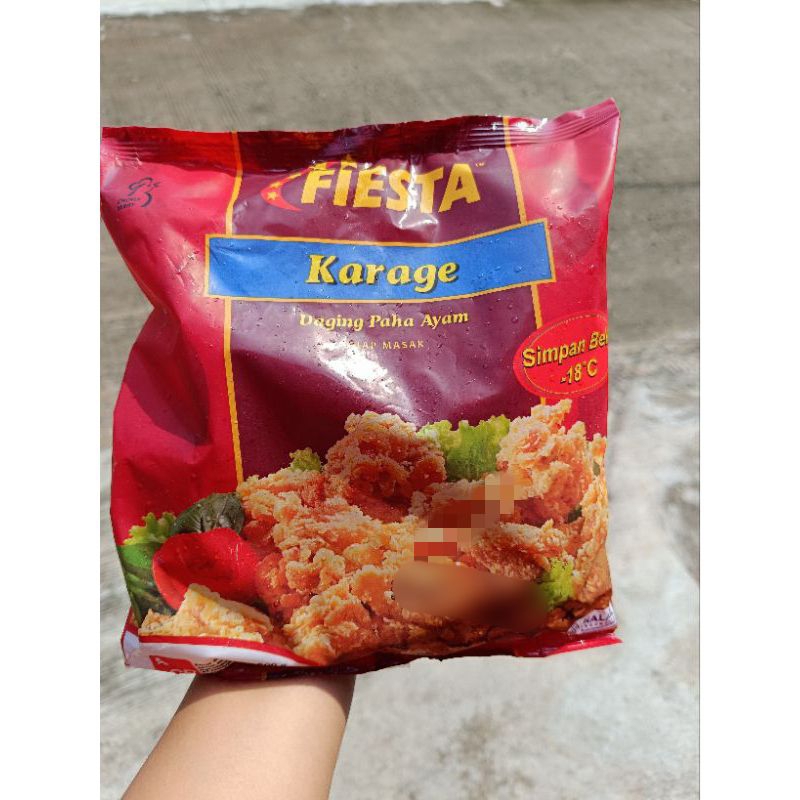

Fiesta chiken karage 500gram bungkus merah