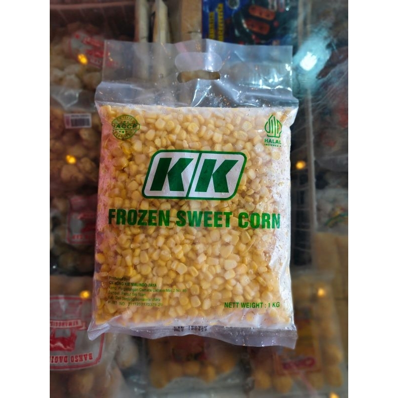 

KK Frozen Sweet Corn 1kg Jagung manis pipil