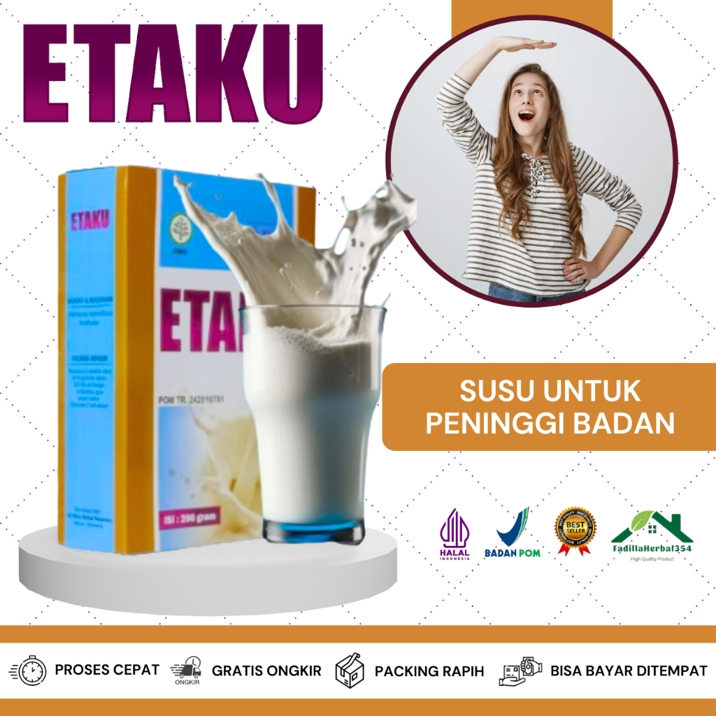 

Susu Peninggi Badan, Susu Penambah Tinggi Badan, Obat Penguat Tulang, Obat Kesehatan Tulang, Obat Peninggi Badan Anak Remaja Hingga Dewasa, Obat Peninggi Badan Pria dan Wanita, Obat Peninggi Badan Umur 13 14 15 16 17 18 19 20 Tahun dengan Etaku