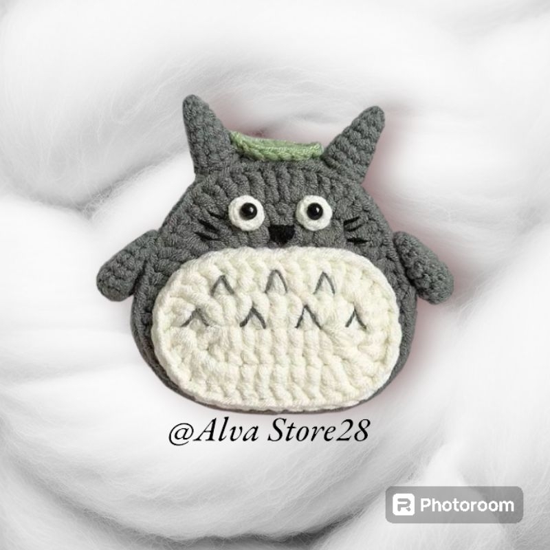 Dompet rajut karakter | dompet rajut | Totoro