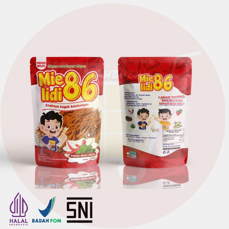 

Mahbubah - Mie Lidi 86 Wuluhan 150 g Pedas Daun Jeruk