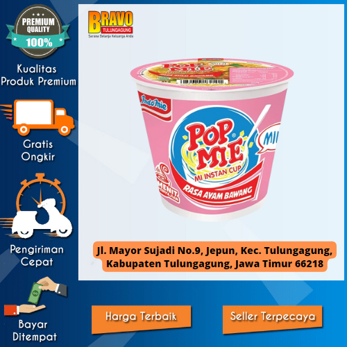 

Bravo Supermarket Tulungagung - Pop Mie Mini Rasa Ayam Bawang 35 Gr