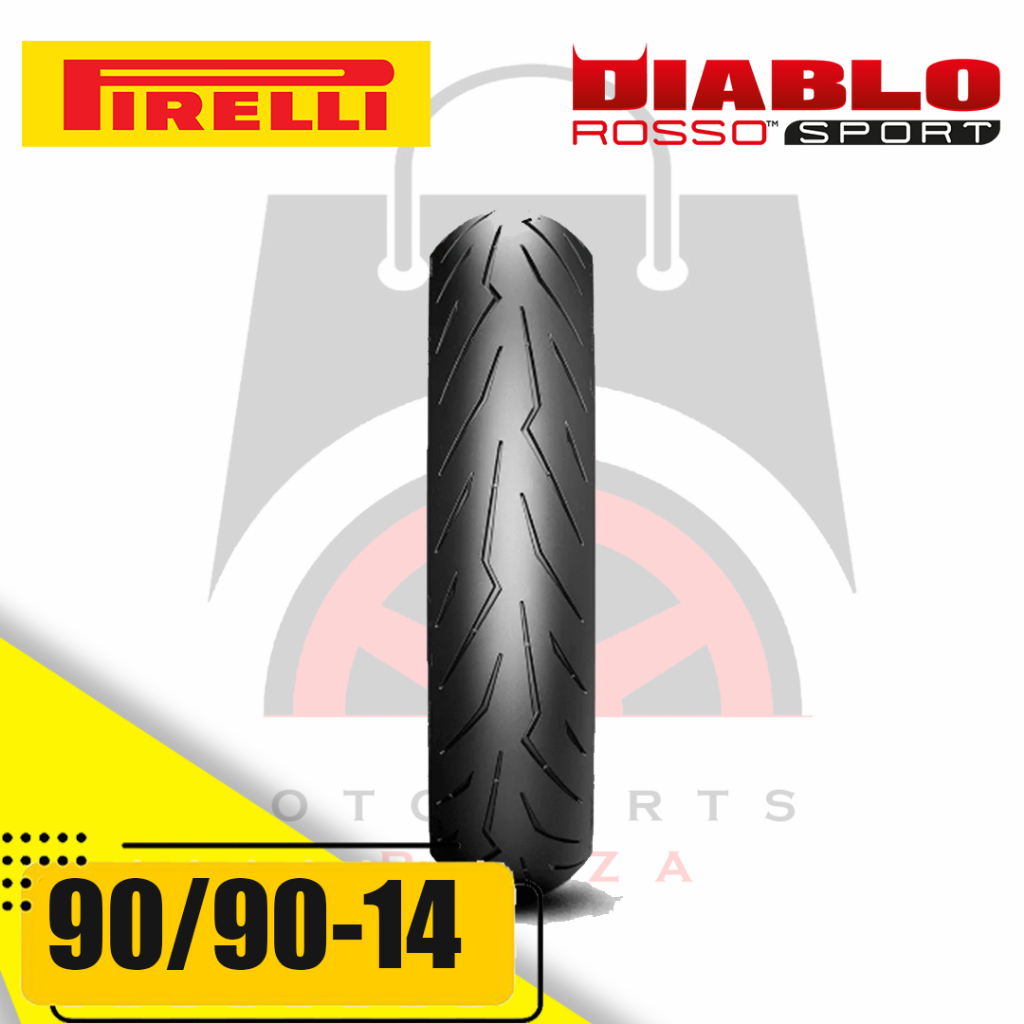 DIABLO ROSSO SPORT 90/90-14 / BAN MOTOR PIRELLI DIABLO ROSSO SPORT 90/90 ring 14