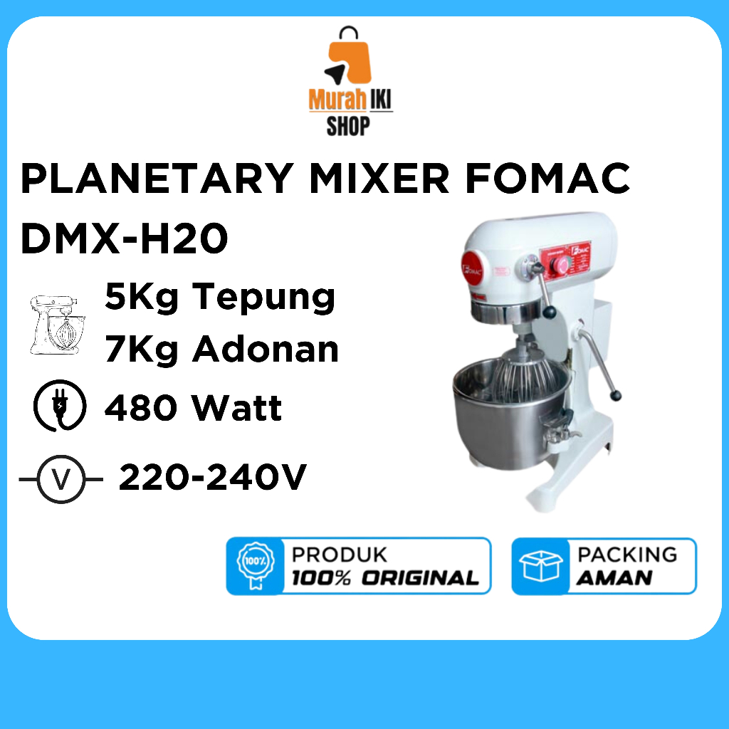 PLANETARY MIXER FOMAC DMX-H20
