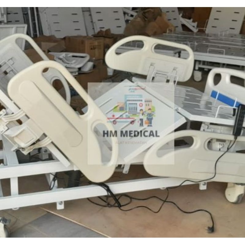 Bed Electric 3 crank model kupu kupu/tempat tidur pasien