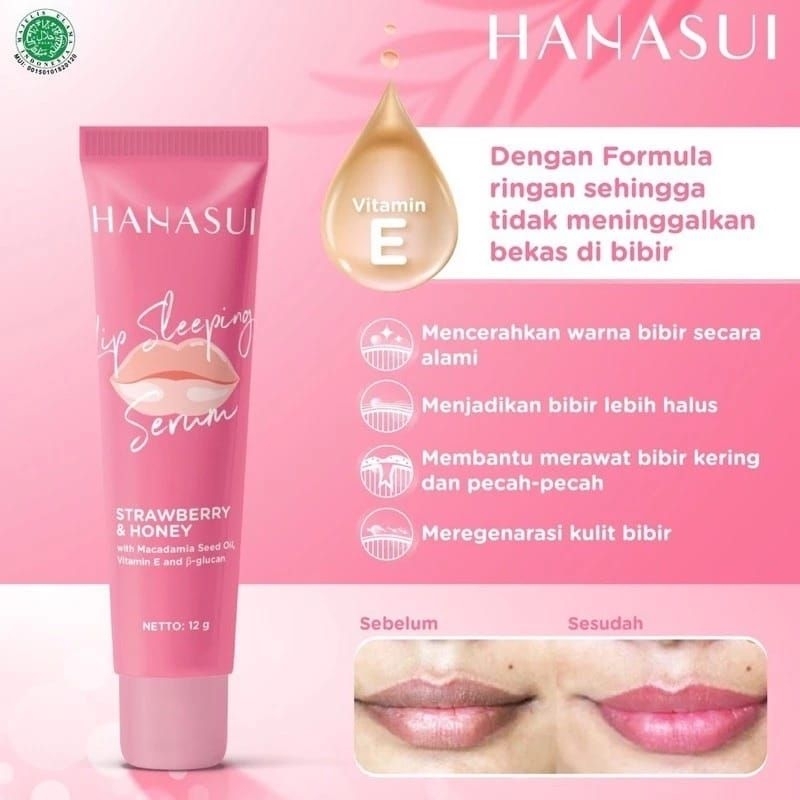 HANASUI LIP SLEEPING SERUM ORIGINAL /SERUM BIBIR HANASUI