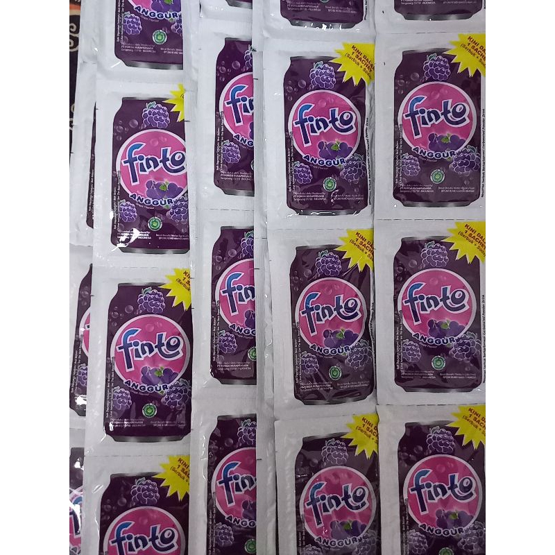 

FINTO minuman serbuk rasa buah @ 6 Gr (1 paket 3 Renteng)
