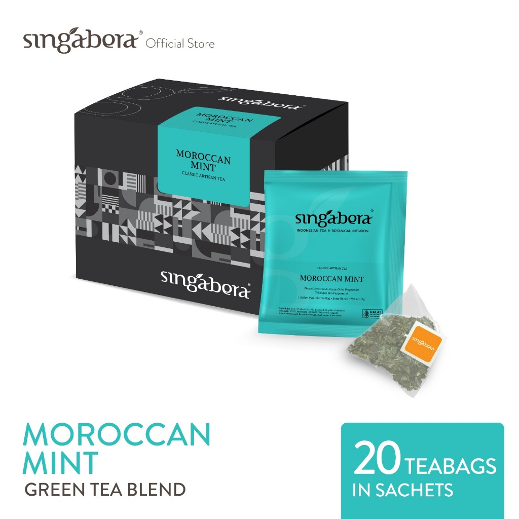 

Singabera Tisane-Moroccan Mint (Green tea & Mint)– 4 box @ 20sachet