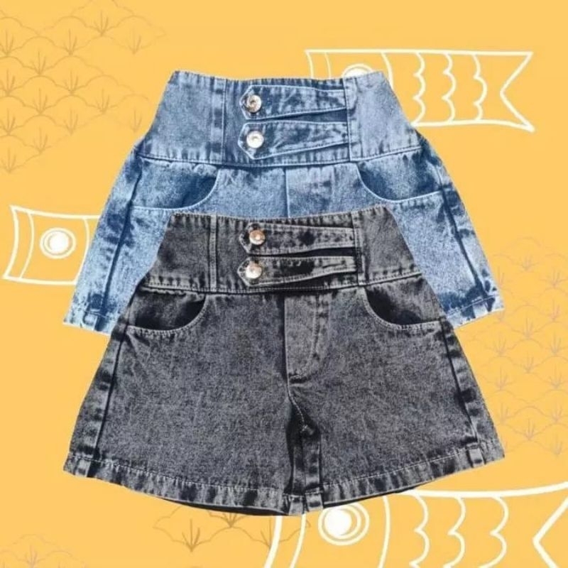 MYKIDS - Celana Pendek Jeans Anak Perempuan Usia 1-7 Tahun Hotpents