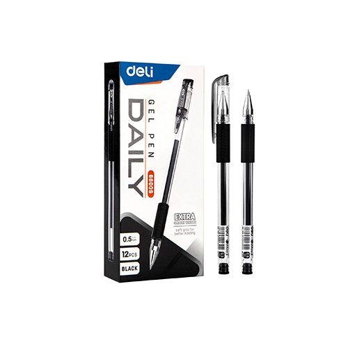

KF || Pulpen DELI Daily Gelpen 0.5mm - 6600S isi 12 PCS - PERPACK