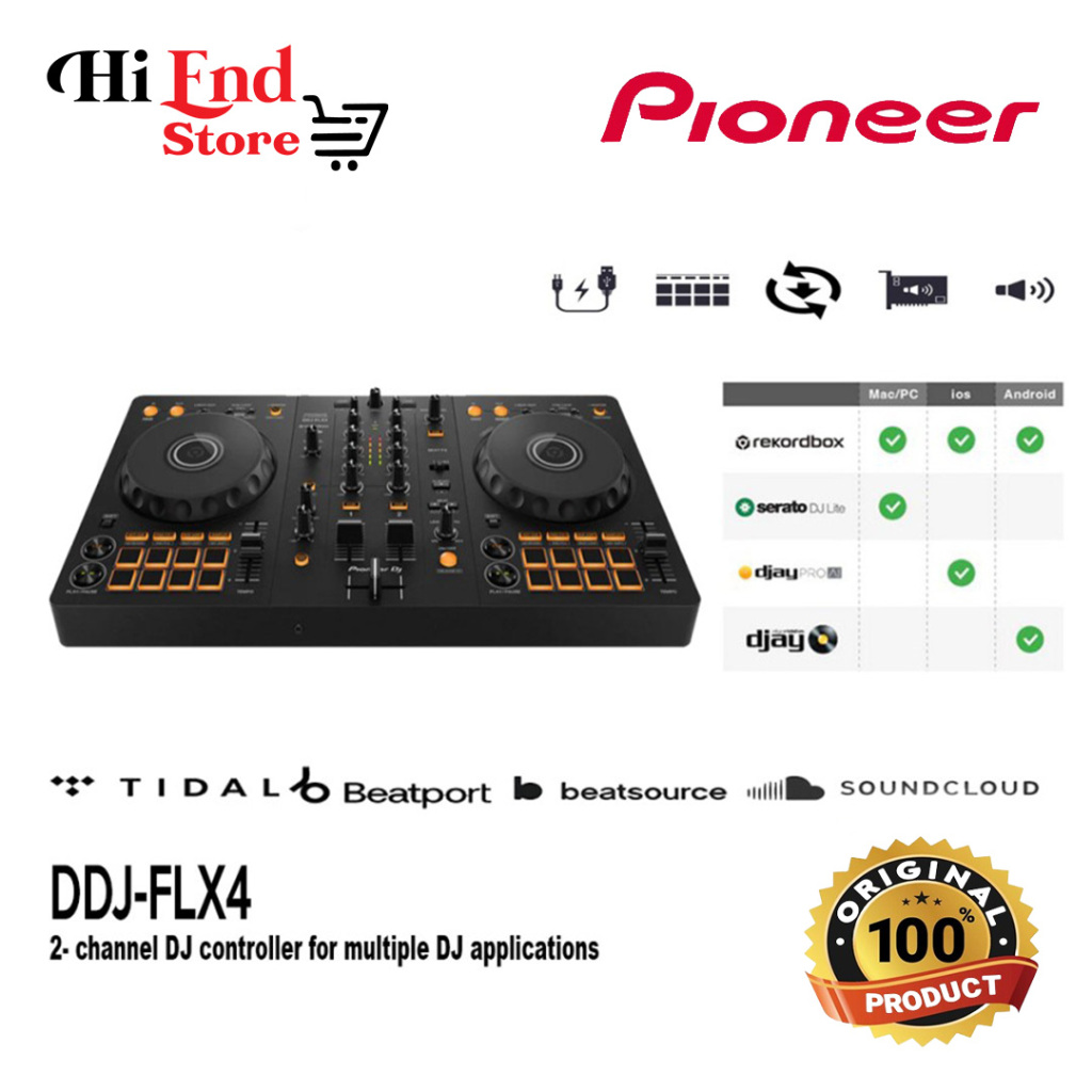 DDJ-FLX4 2-channel DJ controller pioneer