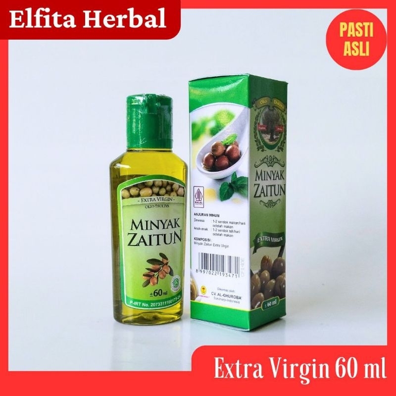 

Minyak Zaitun Extra Virgin Olive Oil Al Ghuroba 60 ml