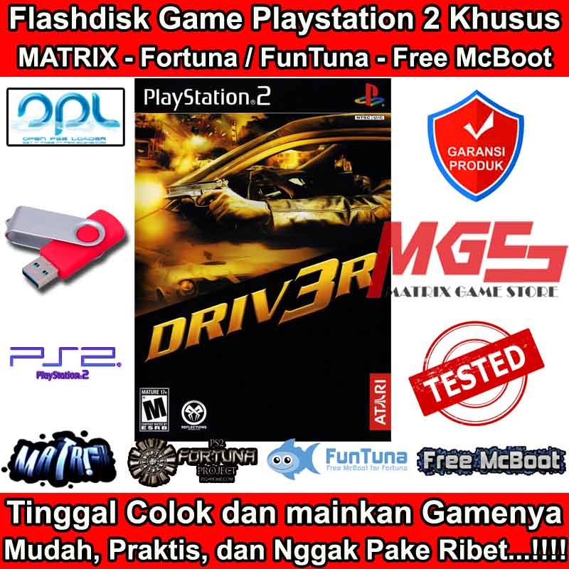 Flashdisk Game PS 2 PS2 Driv3r - Driver 3