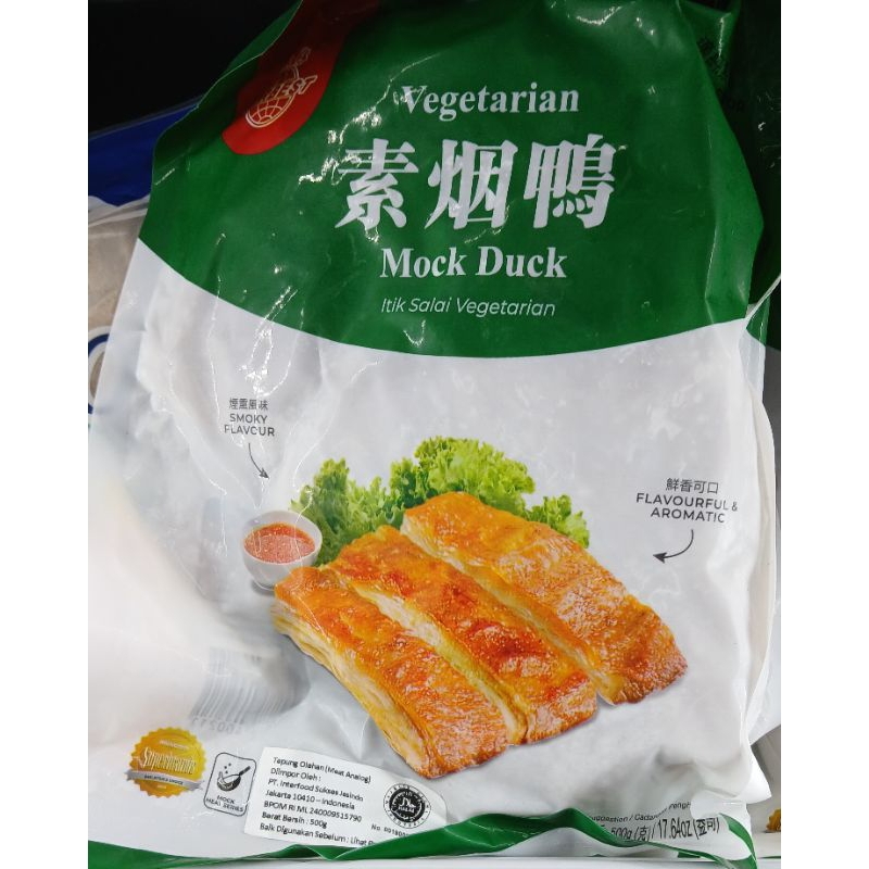

Vegetarian Daging Bebek Segar EVERBEST Vegan Fresh Mock Duck 500g - HK