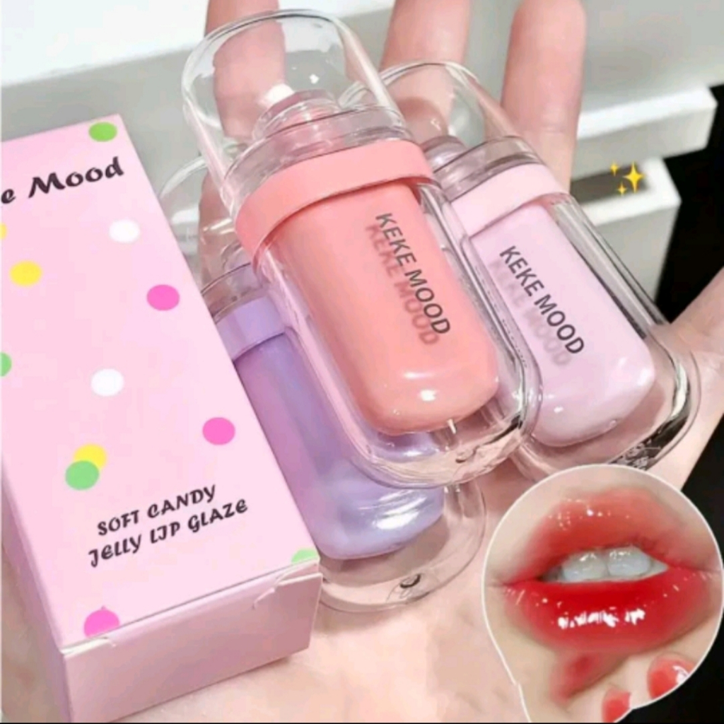 ‼️READY‼️KEKEMOOD JELLY LIP GLOSS FIT TINT WATERY LIP XXI38 - LIP TINT KEKEK MOOD