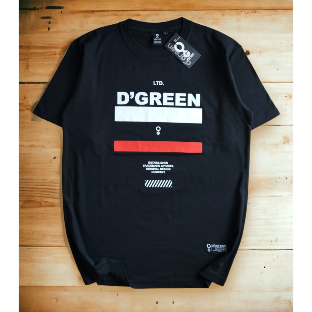 Kaos Distro Pria Kaos Keren Bahan Cotton Combed - D' Green LTD